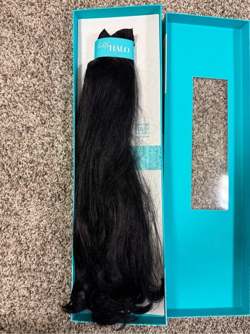 Halo Couture extensions 17" Hair Halo Black